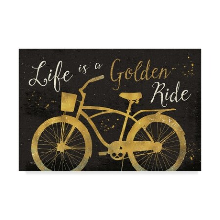 Trademark Fine Art Golden Ride III Dark by Pela Studio, 12x19-Inch Fine Art, Multicolor
